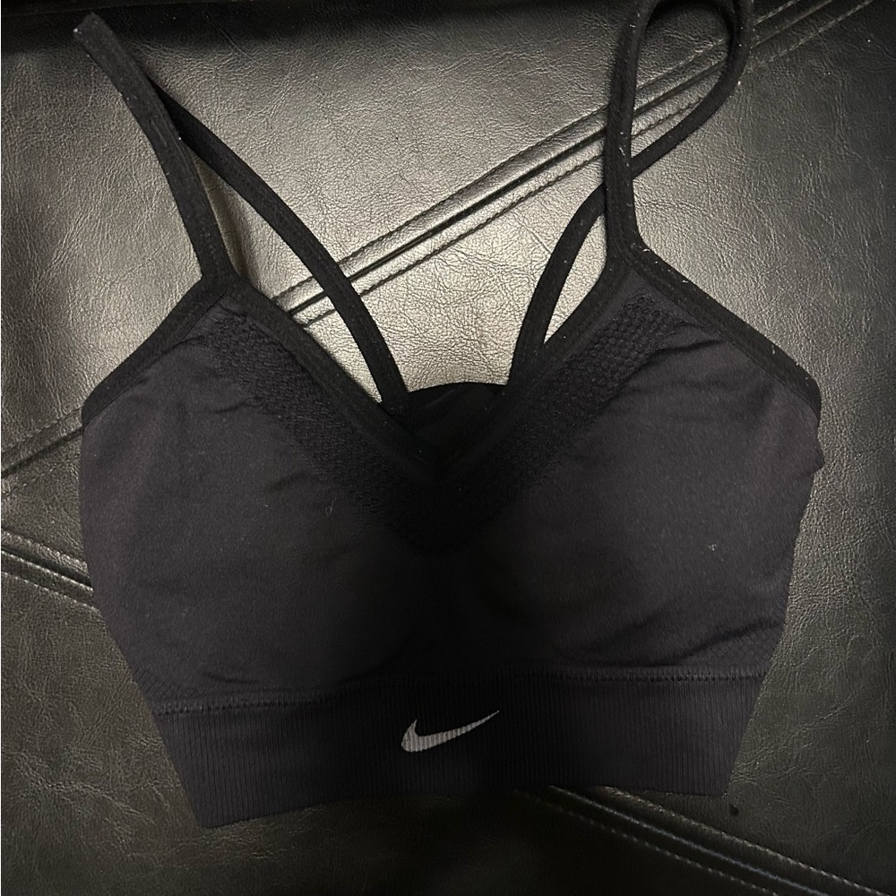 Nike Women's Black Strappy Sports Bra